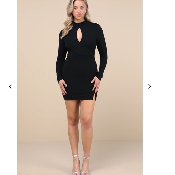Lulu's Sultry Favorite Black Backless Mini Dress XS - NWOT - Picture 6 of 7